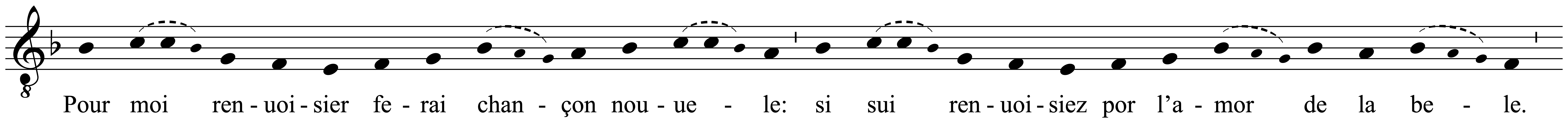 Work musical notation